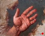 My Palette Hand by David Cheifetz Oil ~ 8 x 10
