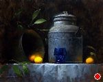 Blue Goblet by David Cheifetz Oil ~ 16 x 20