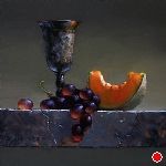 Study of Dark Side by David Cheifetz Oil ~ 8 x 8