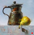 A Mottled Pair by David Cheifetz Oil ~ 6 x 6